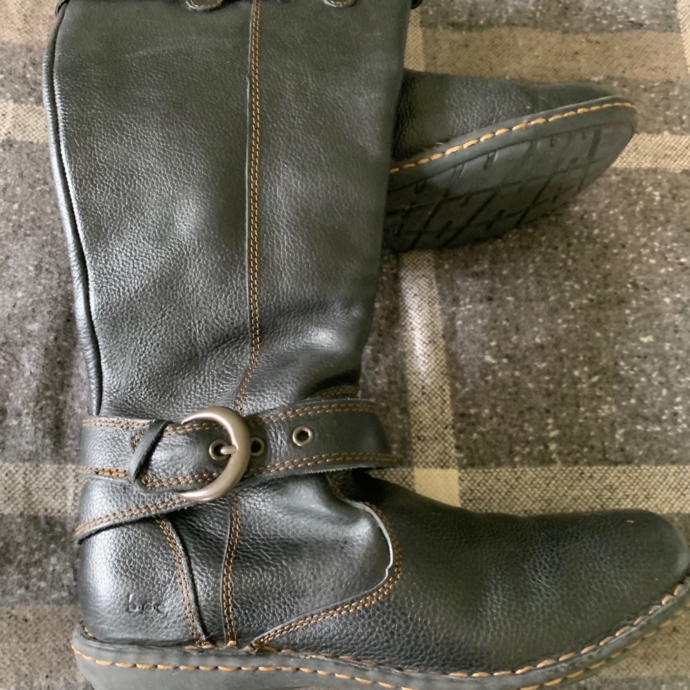 Born tall black boots